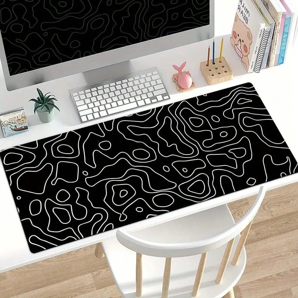 Large Non-Slip Line Pattern Gaming Mouse Mat Shop Clouds