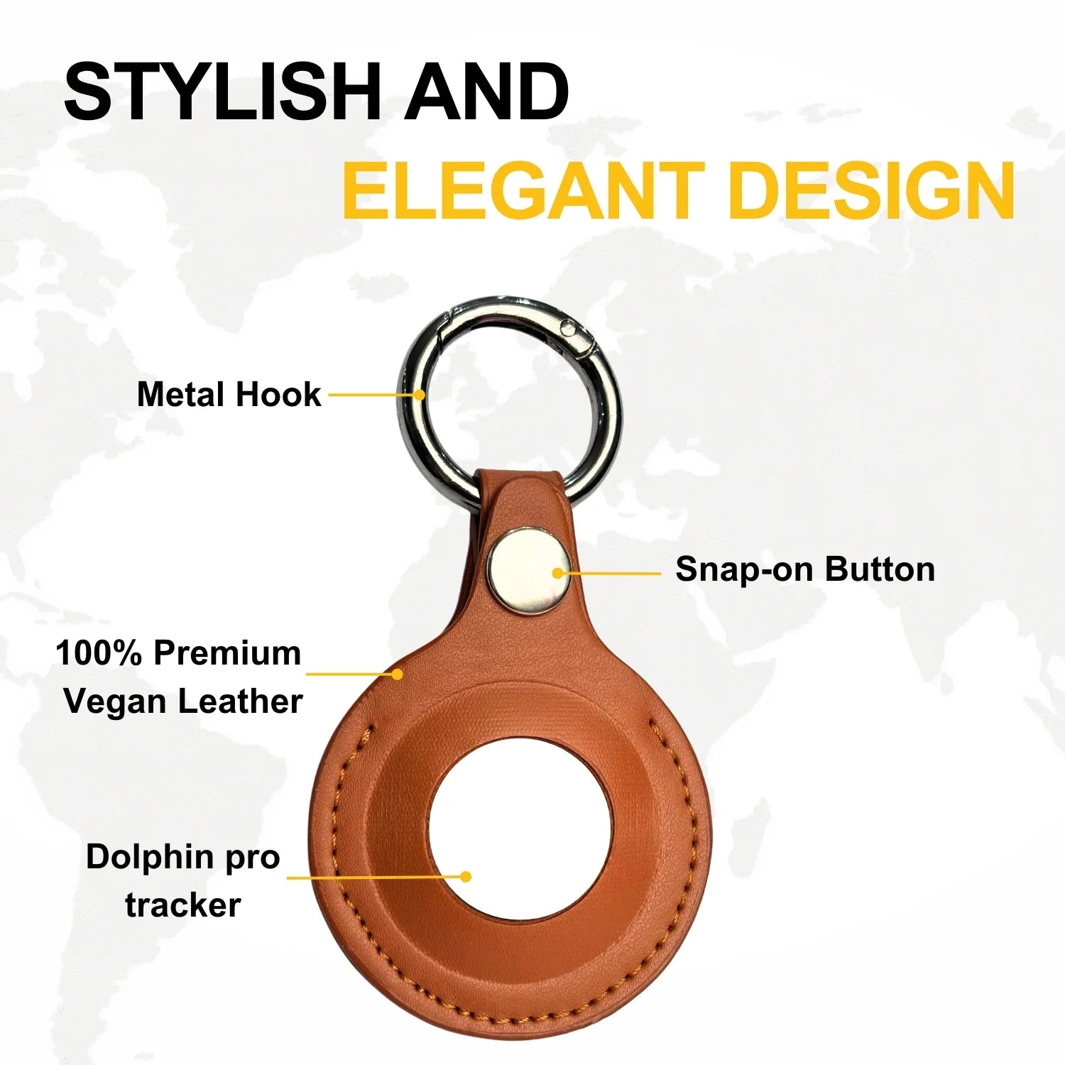 Dolphin Smart Tracker Pro Case Pack 2 Premium Vegan Leather