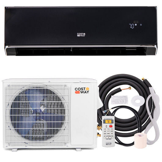 12000 BTU 22 SEER2 208-230V Wifi Enabled Mini Split Air Conditioner and Heater Black Cloud’s Electronics Shop