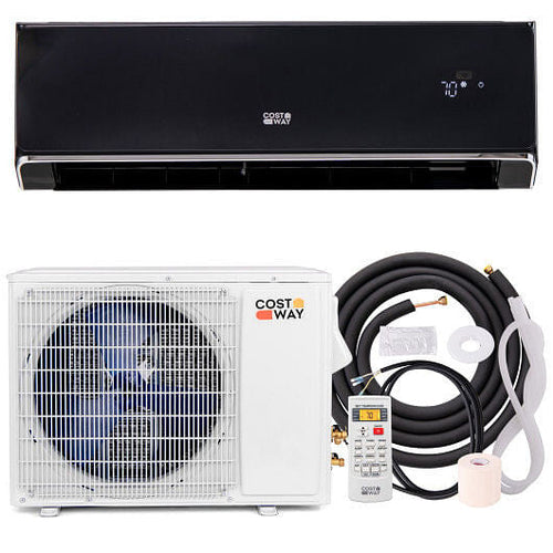 12000 BTU 22 SEER2 208-230V Wifi Enabled Mini Split Air Conditioner and Heater Black Cloud’s Electronics Shop