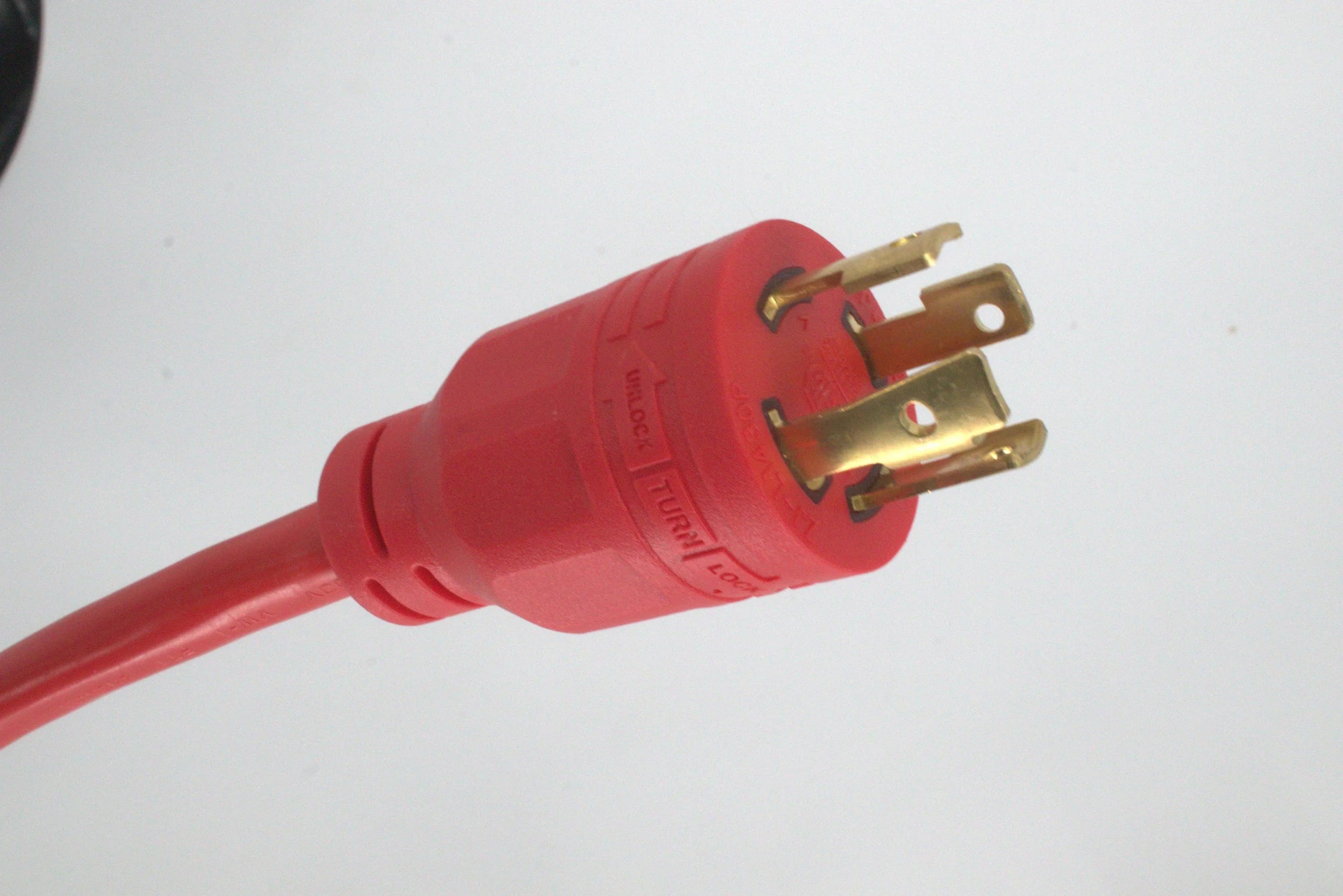 30 Amp Generator Adapter Cord, 4 Prong Twist Lock Oak Tree South