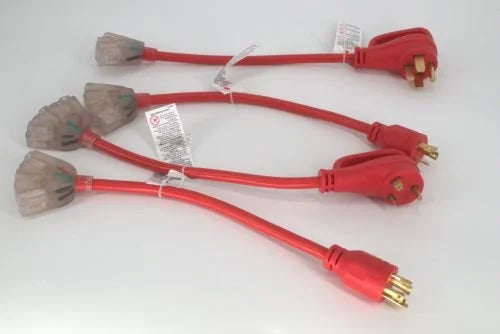 30 Amp Generator Adapter Cord, 4 Prong Twist Lock Oak Tree South