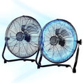 Vie Air 14 In. Twin Pack Industrial High Velocity Heavy Duty Metal Floor Fan with 3 Speed Settings VIE AIR