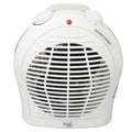 Vie Air 1500W Portable 2-Settings White Fan Heater with Adjustable Thermostat VIE AIR