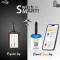 Smart Bag Security Tag - Chicago [Pack 2] Global Lost Recovery Service | 2800+ Airports worldwide