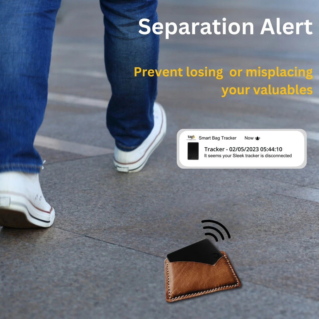 Dolphin Smart Tracker Sleek Slide into wallets, passports and where space is limited | 3 yrs battery life
